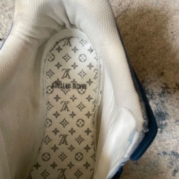 Louis Vuitton Monogram Denim Mens Trainer - Picture 4 of 5